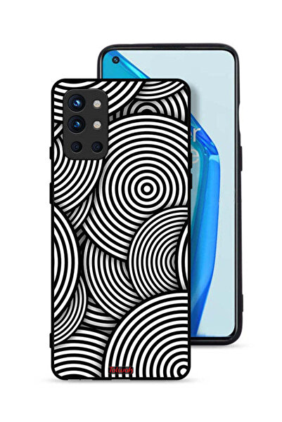 Tolwak غطاء حماية لهاتف OnePlus 9R 5G بنمط دوائر وهمية