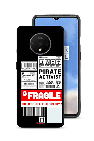 Tolwak OnePlus 7T Protective Case Cover Private Activist Fragile Sticker