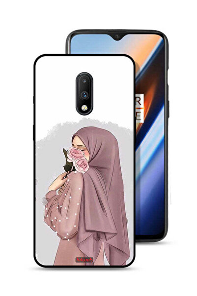 Tolwak غطاء حماية لهاتف OnePlus 7 بتصميم فتاة تحمل ورودًا