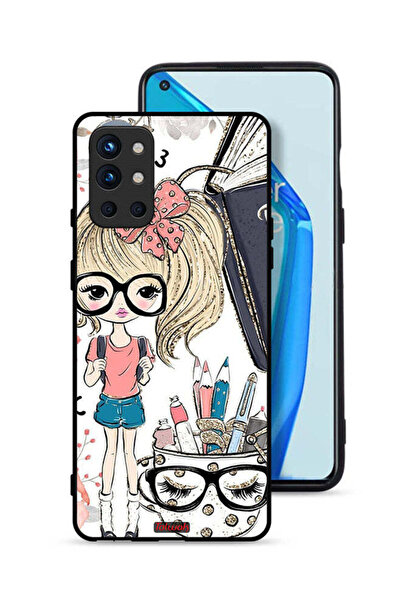 Tolwak غطاء حماية لهاتف OnePlus 9R 5G برسومات فتاة وحيد القرن
