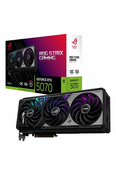 ASUS ROG Strix GeForce RTX 5070 OC 12GB GDDR7 192Bit HDMI/DP Ekran Kartı