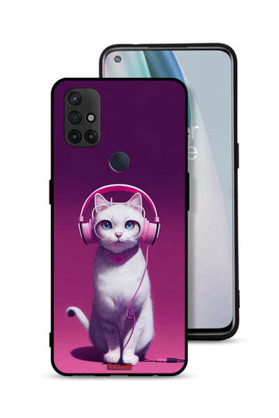 Tolwak غطاء حماية لهاتف OnePlus Nord N10 5G بتصميم قطة لطيفة