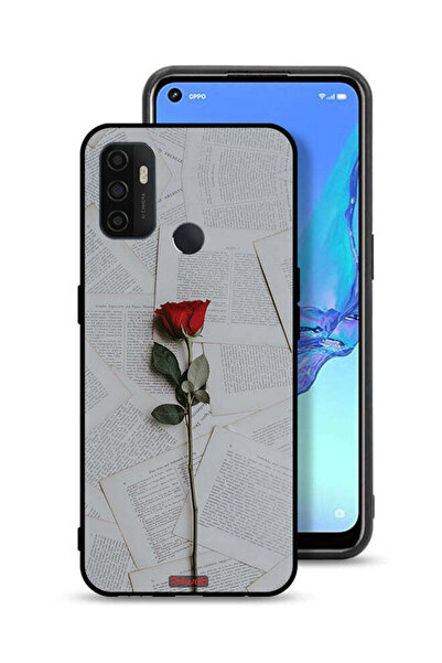 Tolwak غطاء حماية لهاتف Oppo A53 4G وردي على ورق