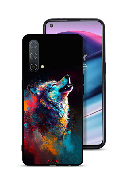 Tolwak غطاء حماية OnePlus Nord CE 5G بتصميم الذئب الملون