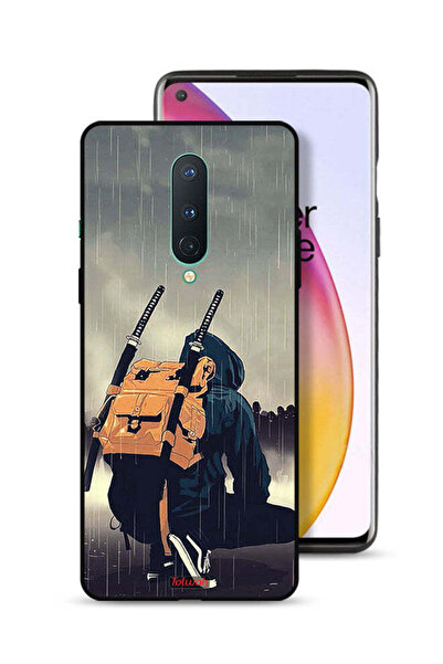 Tolwak غطاء حماية لهاتف OnePlus 8 بتصميم سيف ساموراي رقمي
