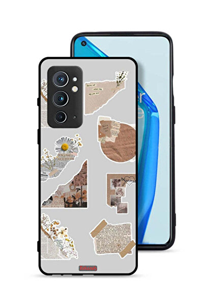 Tolwak غطاء حماية لهاتف OnePlus 9RT 5G مع قطع من الملصقات الورقية