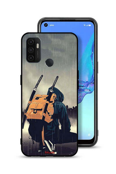 Tolwak غطاء حماية لهاتف Oppo A33 (2020) بتصميم سيف ساموراي الرقمي