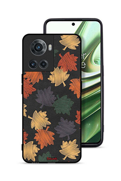 Tolwak غطاء حماية لهاتف OnePlus 10R 5G برسومات أوراق الخريف