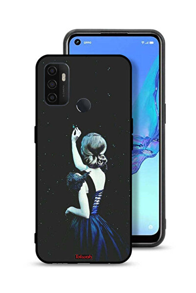 Tolwak غطاء حماية لهاتف Oppo A53 4G بنقشة نجمة مؤثرة