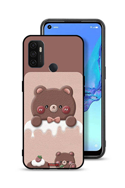 Tolwak غطاء حماية Oppo A11s بتصميم دب الفراولة