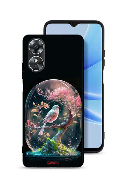 Tolwak غطاء حماية Oppo A17 Bird In Jarr