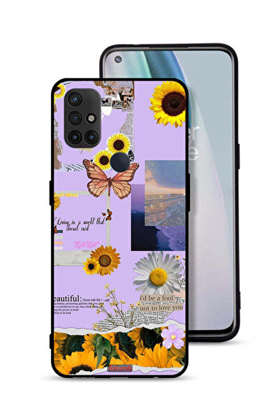 Tolwak غطاء حماية لهاتف OnePlus Nord N10 5G بملصقات عباد الشمس الجميلة