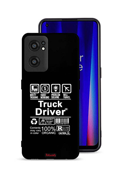 Tolwak غطاء حماية لهاتف OnePlus Nord CE 2 5G، ملصق سائق شاحنة
