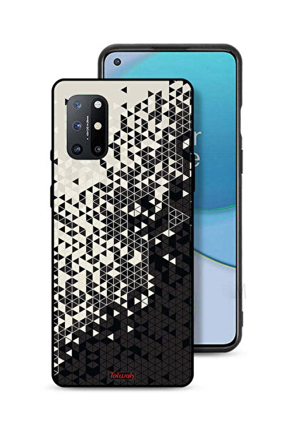 Tolwak غطاء حماية لهاتف OnePlus 8T Plus 5G بنمط مثلث فني رقمي