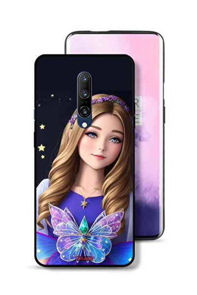 Tolwak OnePlus 7 Pro Protective Case Cover Cute Butterfly Girl