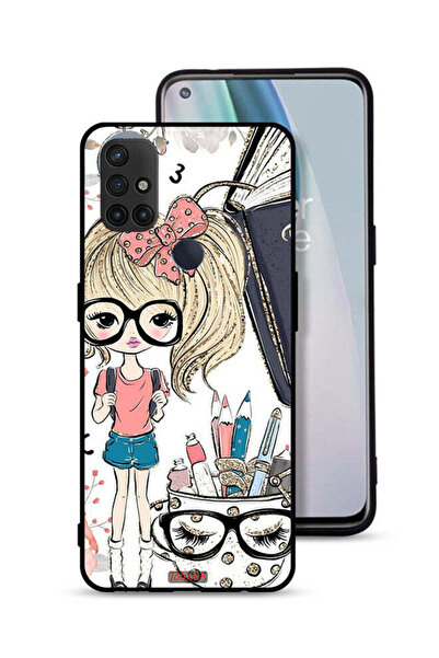 Tolwak غطاء حماية لهاتف OnePlus Nord N10 5G برسومات فتاة وحيد القرن