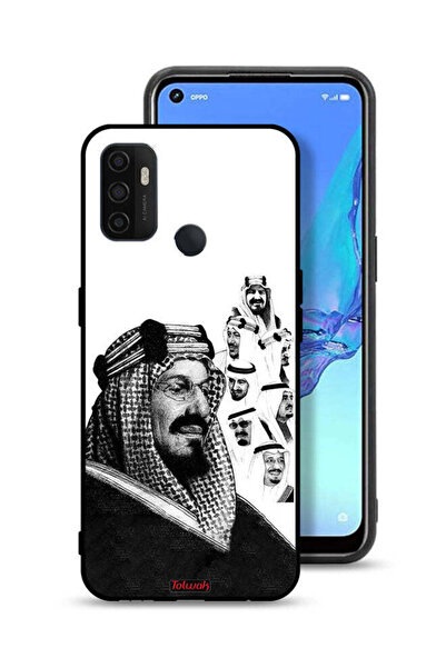 Tolwak غطاء حماية لهاتف Oppo A53s، ملصق ملوك المملكة العربية السعودية باللون ...