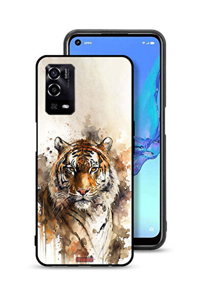 Tolwak غطاء حماية لهاتف Oppo A55 4G بنقشة الفهد التجريدي