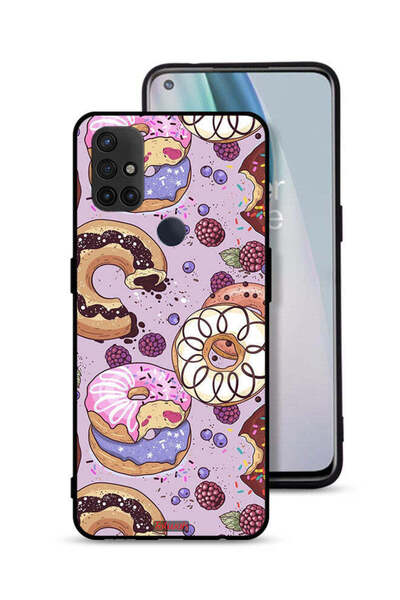 Tolwak غطاء حماية لهاتف OnePlus Nord N10 5G برسومات دونات فنية