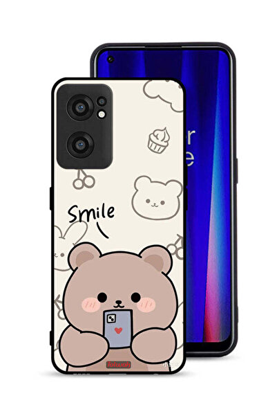 Tolwak OnePlus Nord CE 2 5G Protective Case Cover Smile Bear Art