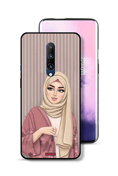 Tolwak غطاء حماية لهاتف OnePlus 7 Pro برسومات فتاة محجبة