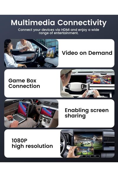 carlinkit محول عصا - قم بترقية تجربة القيادة الخاصة بك باستخدام محول Carplay HDMI الأصلي - Seaml