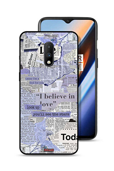 Tolwak غطاء حماية لهاتف OnePlus 7 - قطع من الصحف