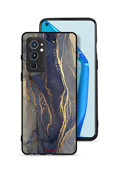 Tolwak غطاء حماية لهاتف OnePlus 9RT 5G بنمط رخامي لامع