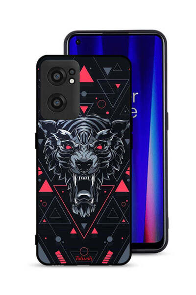 Tolwak غطاء حماية لهاتف OnePlus Nord CE 2 5G بتصميم الذئب المتمرّد