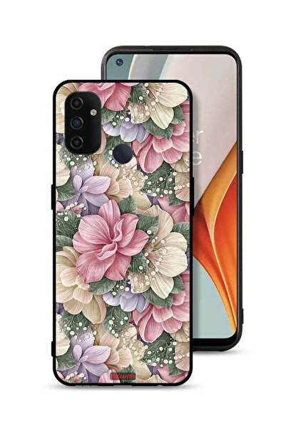 Tolwak غطاء حماية عالي الجودة مزين بنقشة زهور لهاتف OnePlus Nord N100