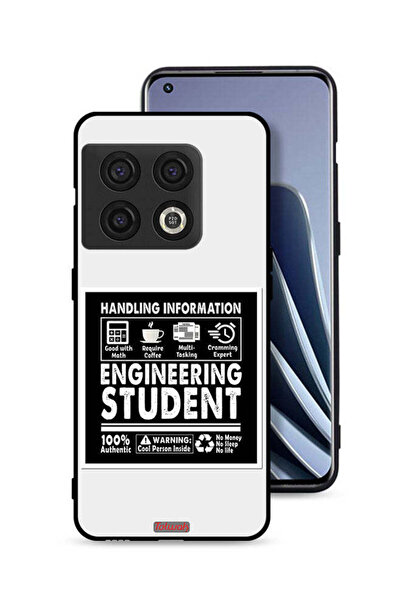 Tolwak غطاء حماية لهاتف OnePlus 10 Pro 5G، ملصق طالب هندسة