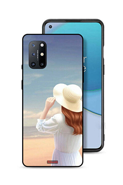 Tolwak غطاء حماية لهاتف OnePlus 8T 5G بطبعة فتاة قبعة واقفة