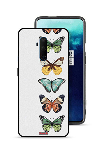 Tolwak غطاء حماية لهاتف OnePlus 7T Pro بنقشة أربع فراشات