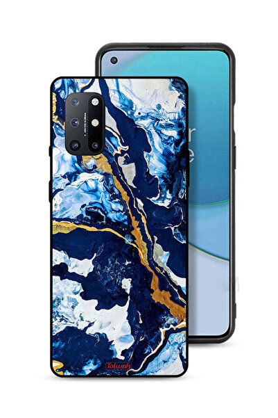 Tolwak غطاء حماية لهاتف OnePlus 8T 5G بنمط فني مزخرف بخطوط خلل