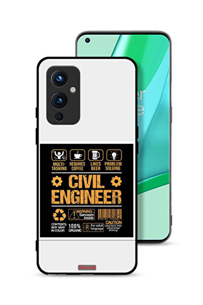 Tolwak غطاء حماية لهاتف OnePlus 9 5G، ملصق مهندس مدني