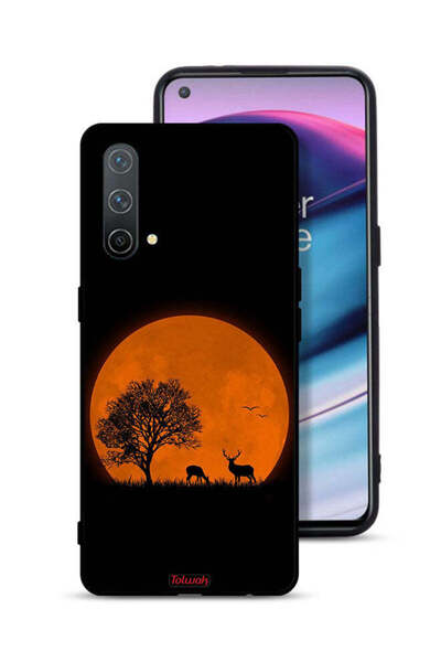 Tolwak غطاء حماية لهاتف OnePlus Nord CE 5G برسومات قمر المساء