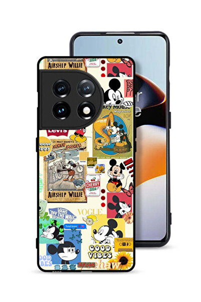 Tolwak غطاء حماية لهاتف OnePlus 11 5G مع ملصقات Happy and Stickers