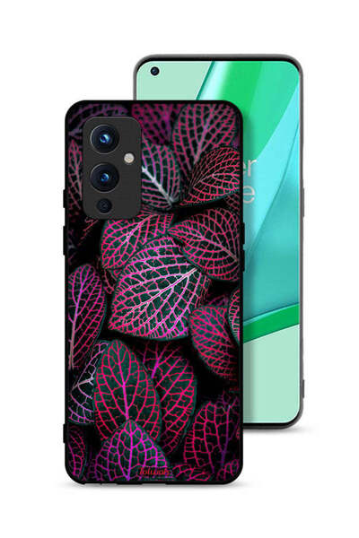 Tolwak غطاء حماية لهاتف OnePlus 9 5G بنقشة أوراق سالجا