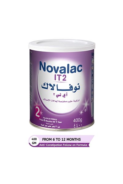 Generic Novalac IT2 Anti-Constipation Follow On Formula From 6-12 Months 400 g