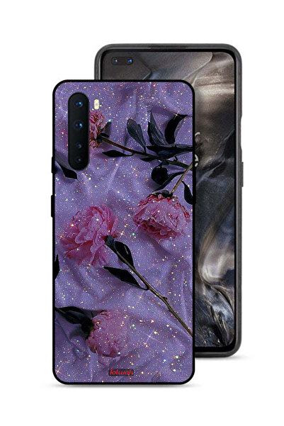 Tolwak غطاء حماية لهاتف OnePlus Nord بنقشة ورود لامعة