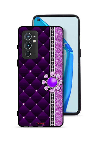 Tolwak غطاء حماية لهاتف OnePlus 9RT 5G بقلوب لامعة