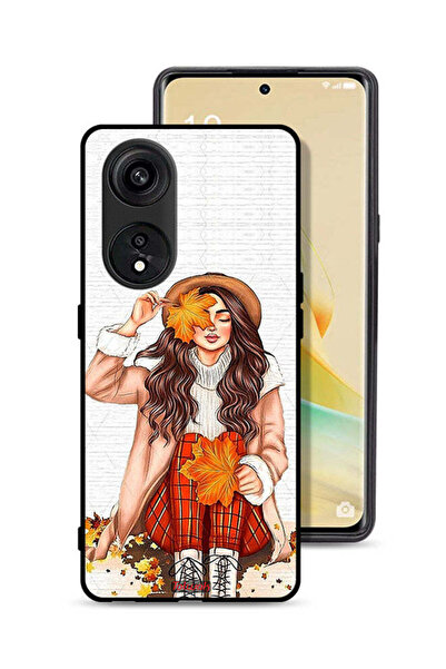 Tolwak غطاء حماية لهاتف Oppo A1 Pro يحمل صورة أوراق الخريف