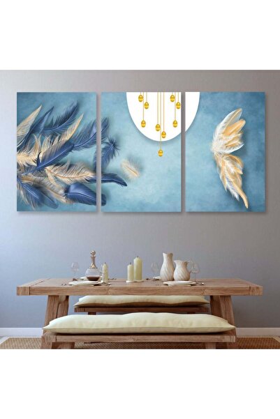 4gdran ثلاث لوحات قماشية فخمة بتصميم مودرن مع برواز أسود مجوف