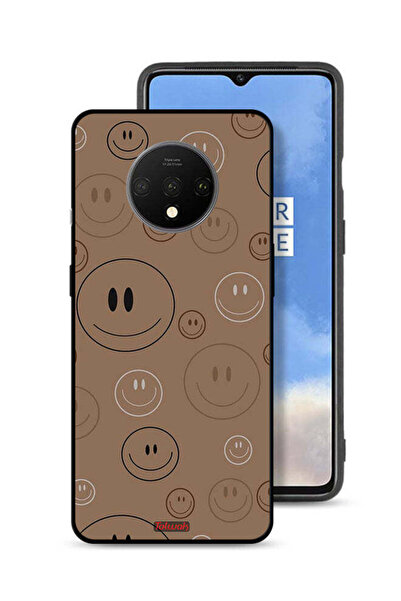 Tolwak غطاء حماية لهاتف OnePlus 7T بنقشة وجوه مبتسمة