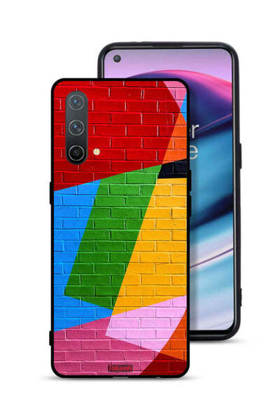 Tolwak غطاء حماية لهاتف OnePlus Nord CE 5G برسومات جدارية ملونة