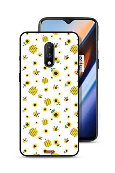 Tolwak غطاء حماية لهاتف OnePlus 7 برسومات عباد الشمس والنحل