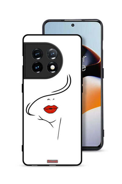 Tolwak غطاء حماية لهاتف OnePlus 11 5G برسومات وجه فتاة