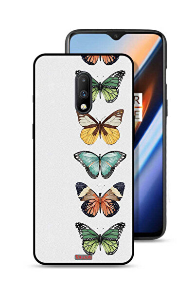 Tolwak غطاء حماية لهاتف OnePlus 7 بنقشة أربع فراشات