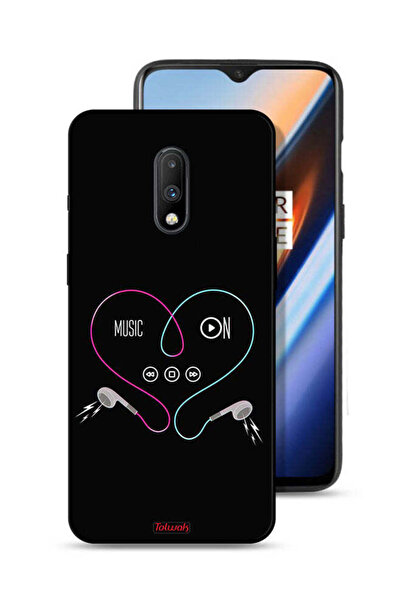 Tolwak غطاء حماية لهاتف OnePlus 7 مع موسيقى