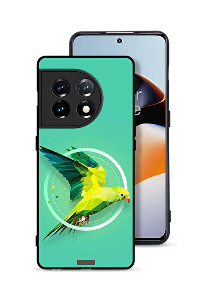 Tolwak غطاء حماية لهاتف OnePlus 11 5G بطبعة فن تجريدي ببغاء